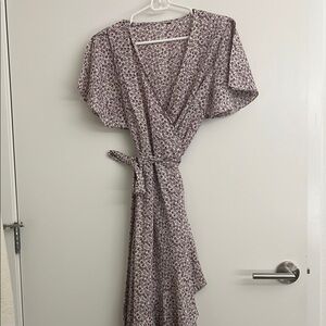 Floral Wrap Dress